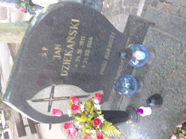 Grób JAN DZIEKAŃSKI 